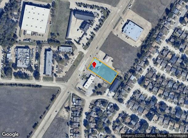  1021 S Greenville Ave, Allen, TX Parcel Map