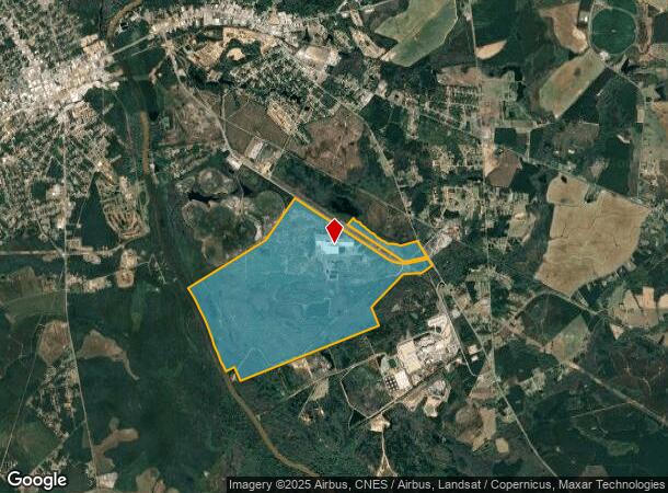  443 Nathaniel Dr, East Dublin, GA Parcel Map