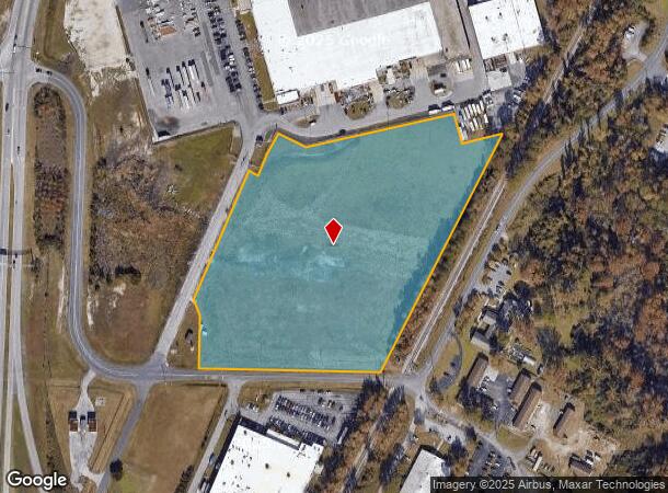  1502 Division Park Ln, Wilmington, NC Parcel Map