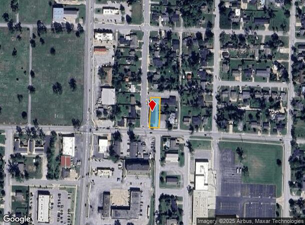 615 W Oak St, Rogers, AR Parcel Map