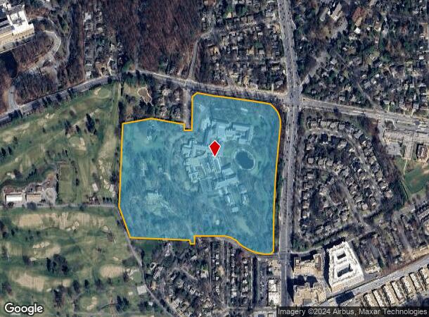  4000 Jones Bridge Rd, Chevy Chase, MD Parcel Map