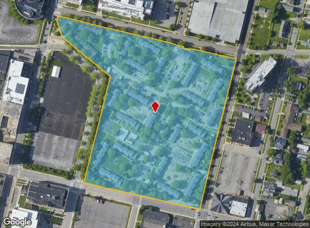  172 Goodell St, Buffalo, NY Parcel Map