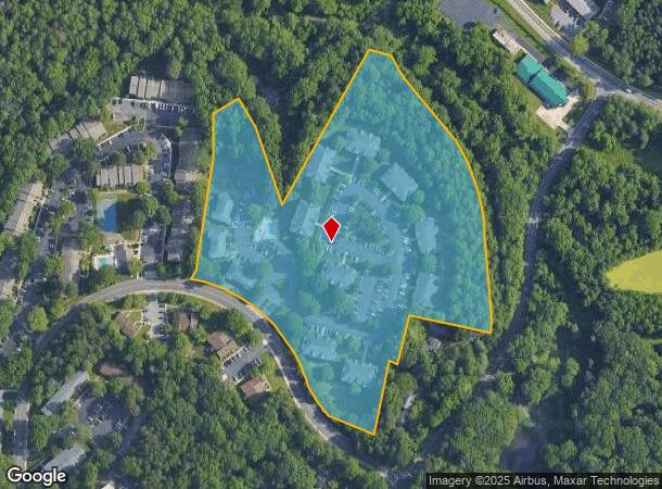  511 Bethabara Hills Dr, Winston Salem, NC Parcel Map