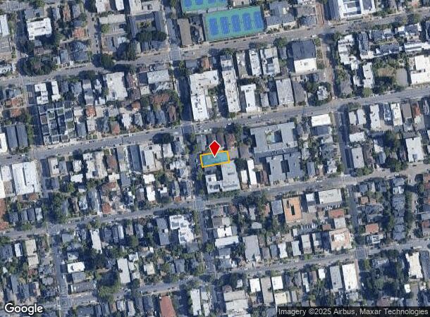  2509 Ellsworth St, Berkeley, CA Parcel Map