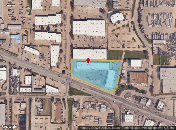 2051 W Northwest Hwy, Dallas, TX Parcel Map