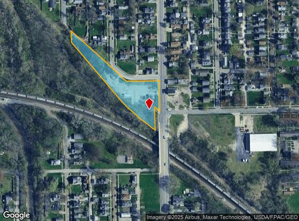  966 Oak St, Toledo, OH Parcel Map