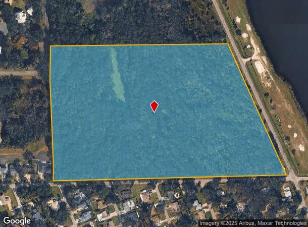  1100 Mango Tree Dr, Edgewater, FL Parcel Map