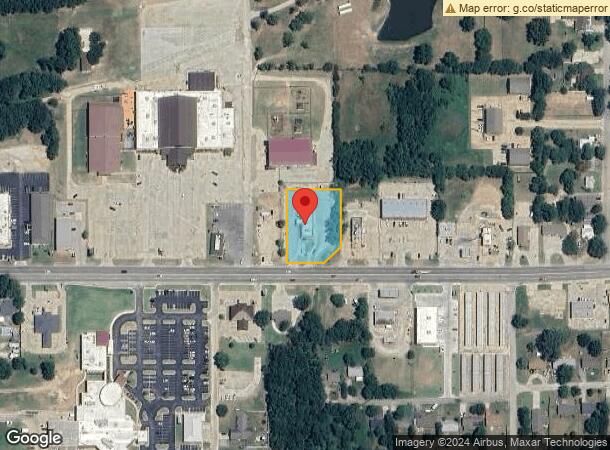  2104 W Broadway Ave, Sulphur, OK Parcel Map