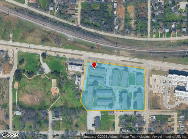 5320 E Rosedale St, Fort Worth, TX Parcel Map