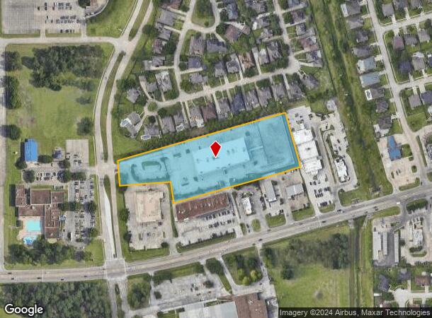  202 N Castlegory Rd, Houston, TX Parcel Map