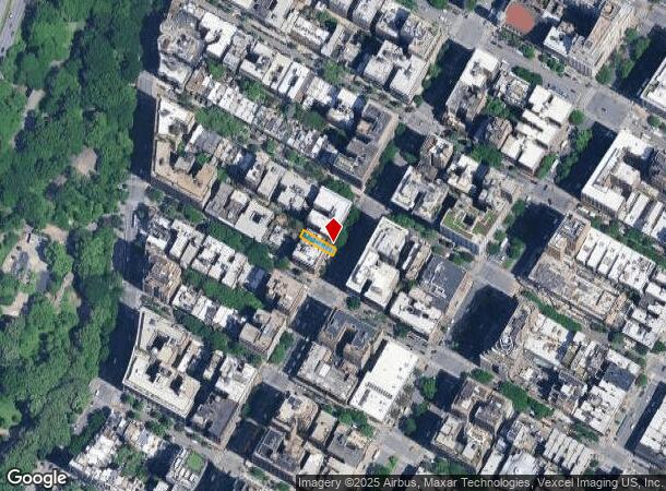 489 W End Ave, New York, NY Parcel Map