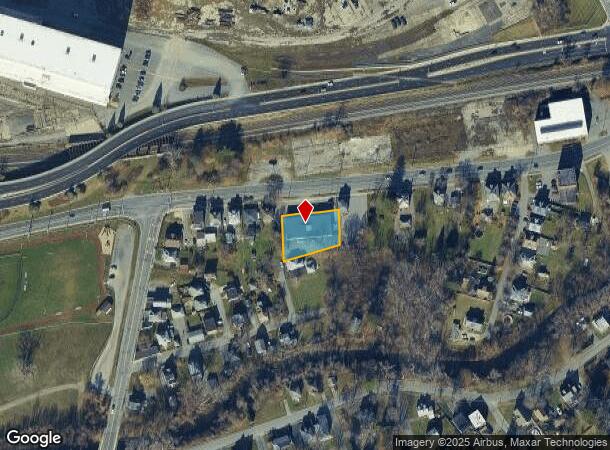  1260 East St, Pittsfield, MA Parcel Map