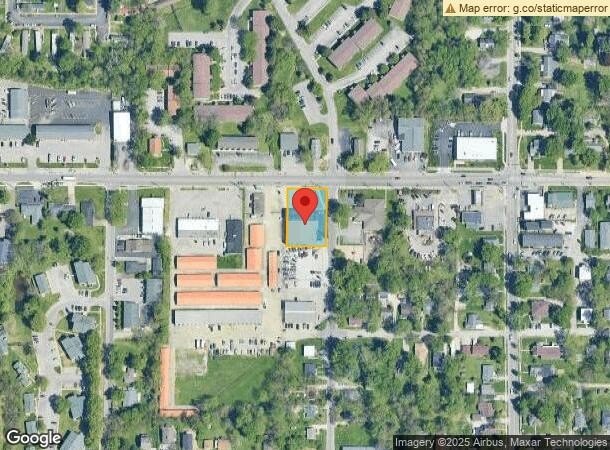  1117 N Jackson St, Bloomington, IN Parcel Map