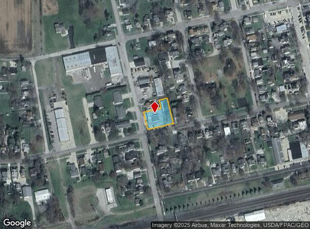 320 W Elm St, Wauseon, OH Parcel Map
