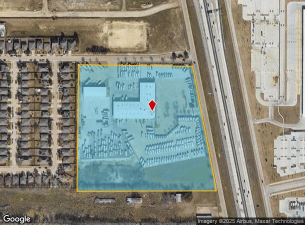  10100 South Fwy, Fort Worth, TX Parcel Map