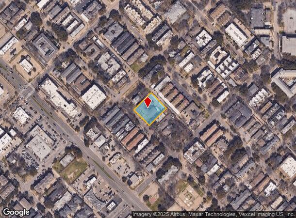 4026 Bowser Ave, Dallas, TX Parcel Map
