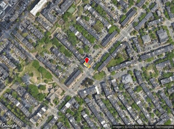  21 Follen St, Boston, MA Parcel Map