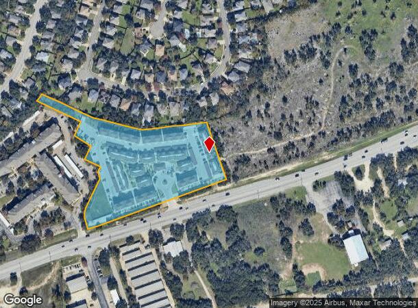  1201 W Whitestone Blvd, Cedar Park, TX Parcel Map