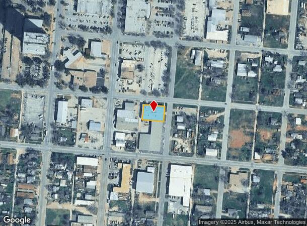  600 Pecan St, Abilene, TX Parcel Map
