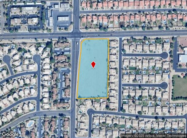  7841 W Thunderbird Rd, Peoria, AZ Parcel Map