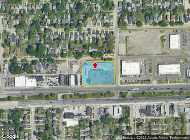  1539 E 8 Mile Rd, Hazel Park, MI Parcel Map