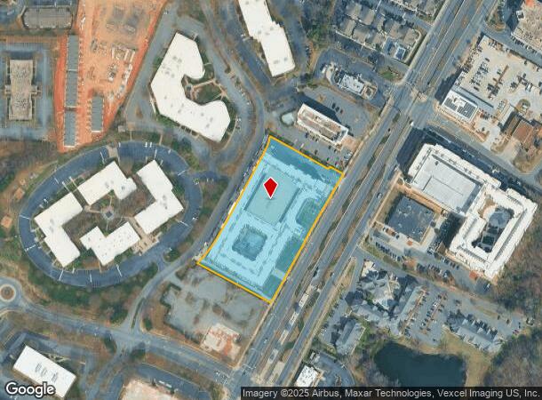 8320 University Exec Park Dr, Charlotte, NC Parcel Map