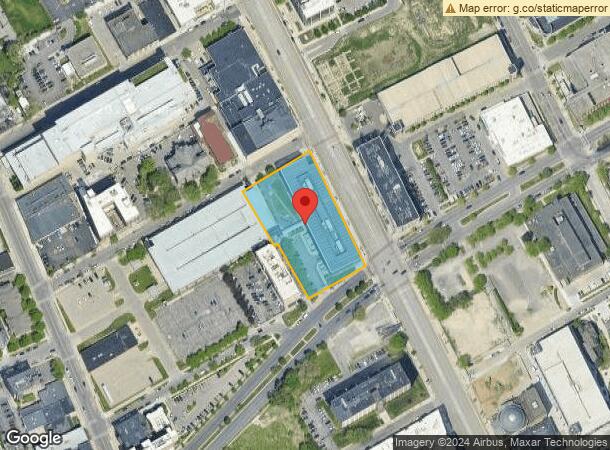  3663 Woodward Ave, Detroit, MI Parcel Map