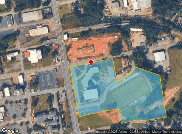  101 S Fant St, Anderson, SC Parcel Map
