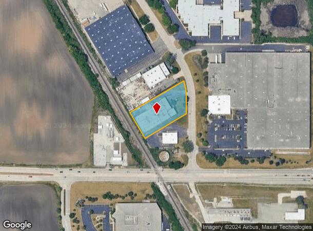  1807 Industrial Dr, Libertyville, IL Parcel Map