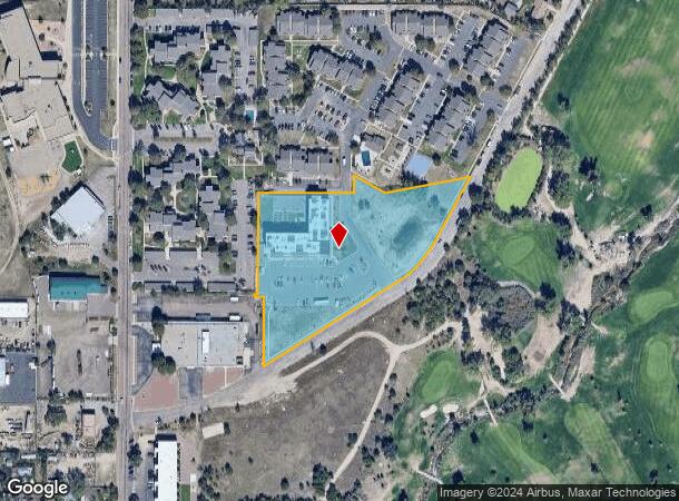  734 Western Dr, Colorado Springs, CO Parcel Map