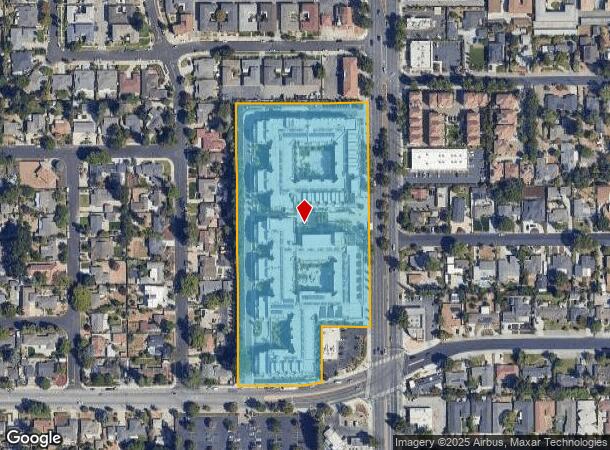  877 S Winchester Blvd, San Jose, CA Parcel Map