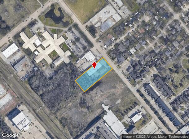 611 N Texas Ave, Webster, TX Parcel Map