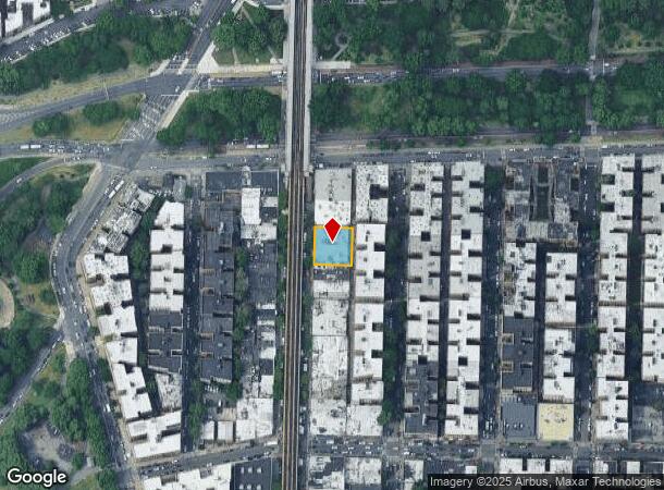  2182 White Plains Rd, Bronx, NY Parcel Map