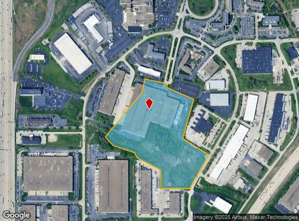 2735 Fortune Cir W, Indianapolis, IN Parcel Map