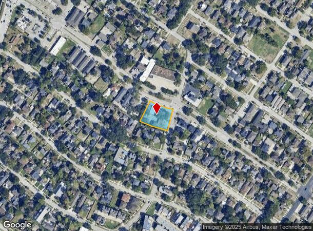  5204 Live Oak St, Houston, TX Parcel Map