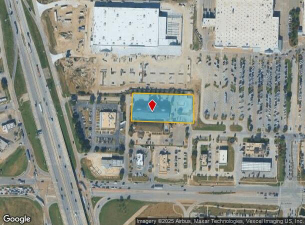 2900 W University Dr, Denton, TX Parcel Map