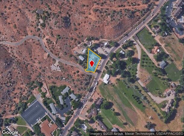 1458 Zion Park Blvd, Springdale, UT Parcel Map