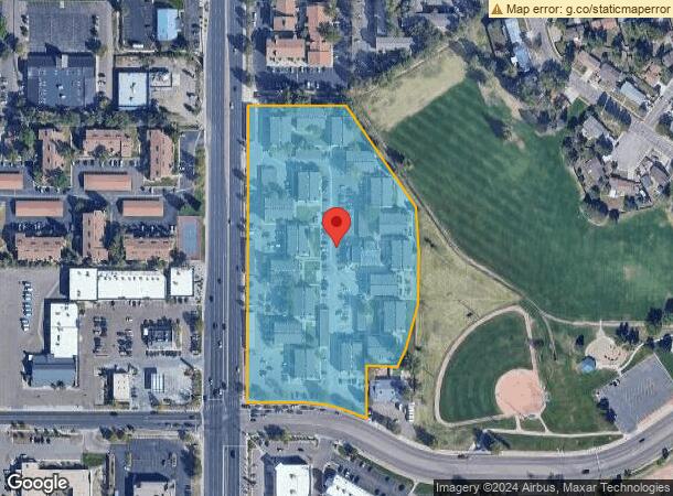  3504 N Carefree Cir, Colorado Springs, CO Parcel Map