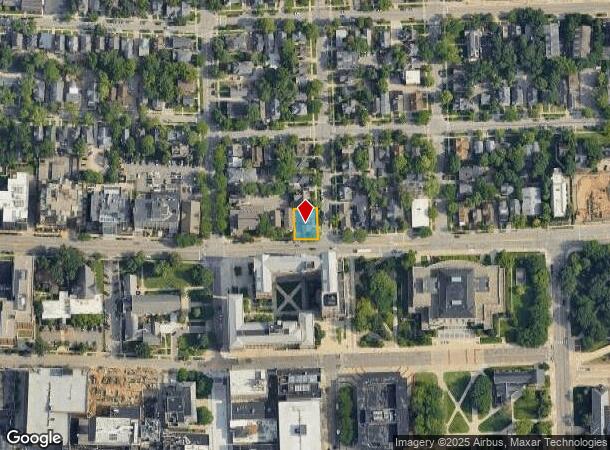  721 E Huron St, Ann Arbor, MI Parcel Map