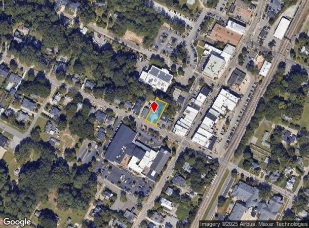 106 W Chatham St, Apex, NC Parcel Map