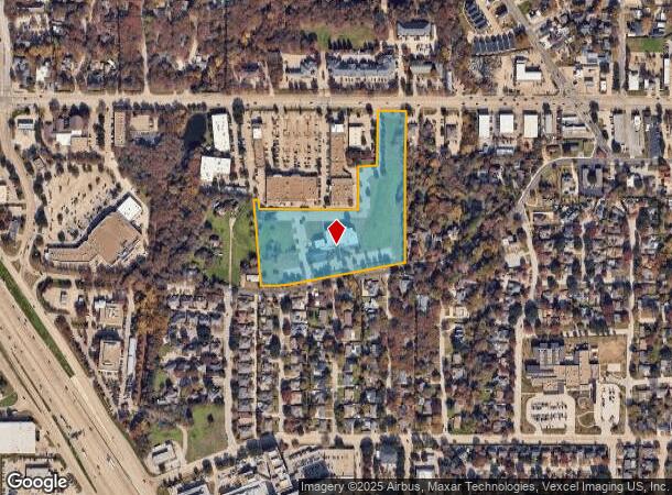 1520 W Wall St, Grapevine, TX Parcel Map