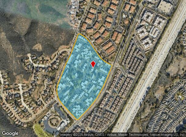 10845 Via Los Narcisos, San Diego, CA Parcel Map