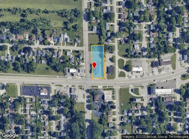  1405 Ecorse Rd, Ypsilanti, MI Parcel Map