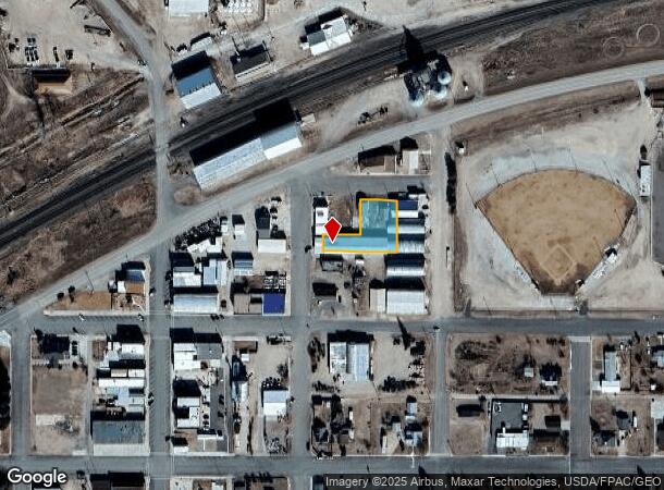  109 Elm St, Pine Bluffs, WY Parcel Map