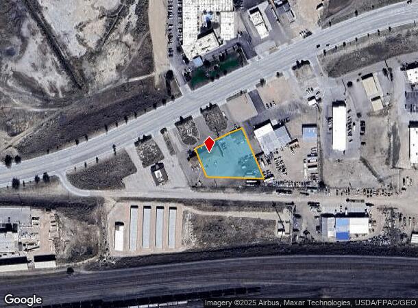 1806 E Cedar St, Rawlins, WY Parcel Map