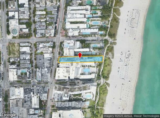  1671 Collins Ave, Miami Beach, FL Parcel Map