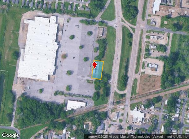  1227 Nw Evangeline Trwy, Lafayette, LA Parcel Map