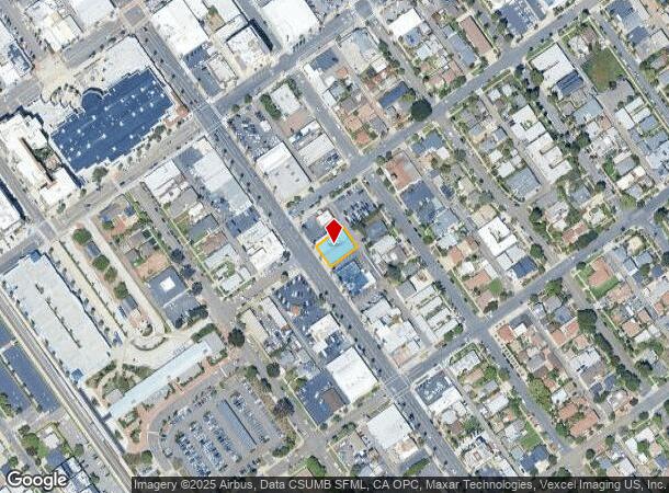  208 S Coast Hwy, Oceanside, CA Parcel Map