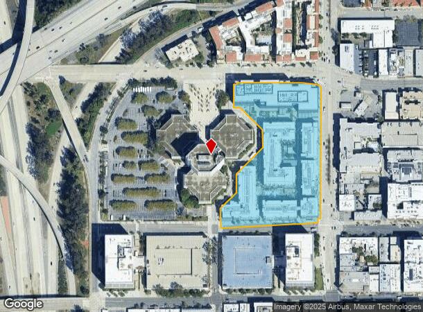  100 W Walnut St, Pasadena, CA Parcel Map