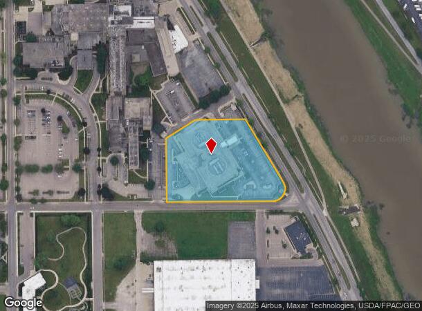  707 S Edwin C Moses Blvd, Dayton, OH Parcel Map